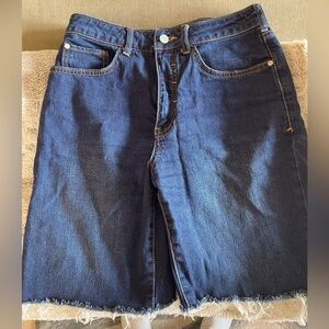 Pilcro by Anthropologie-Denim Bermuda cut offs, size 27